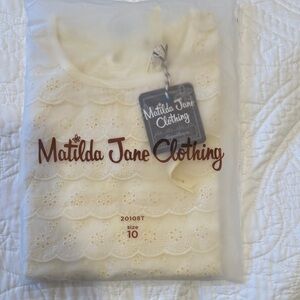 Matilda Jane Ivory Floral Lace Top